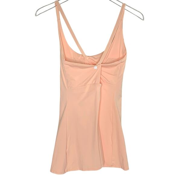 Montiel XL All Day Active Peach Cross Back Tank Top Sport Gym - Picture 2 of 8